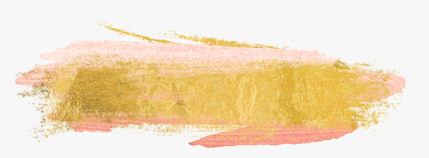 Transparent Paint Speckles Png - Gold Paint Brush Stroke, Png Download, Free Download