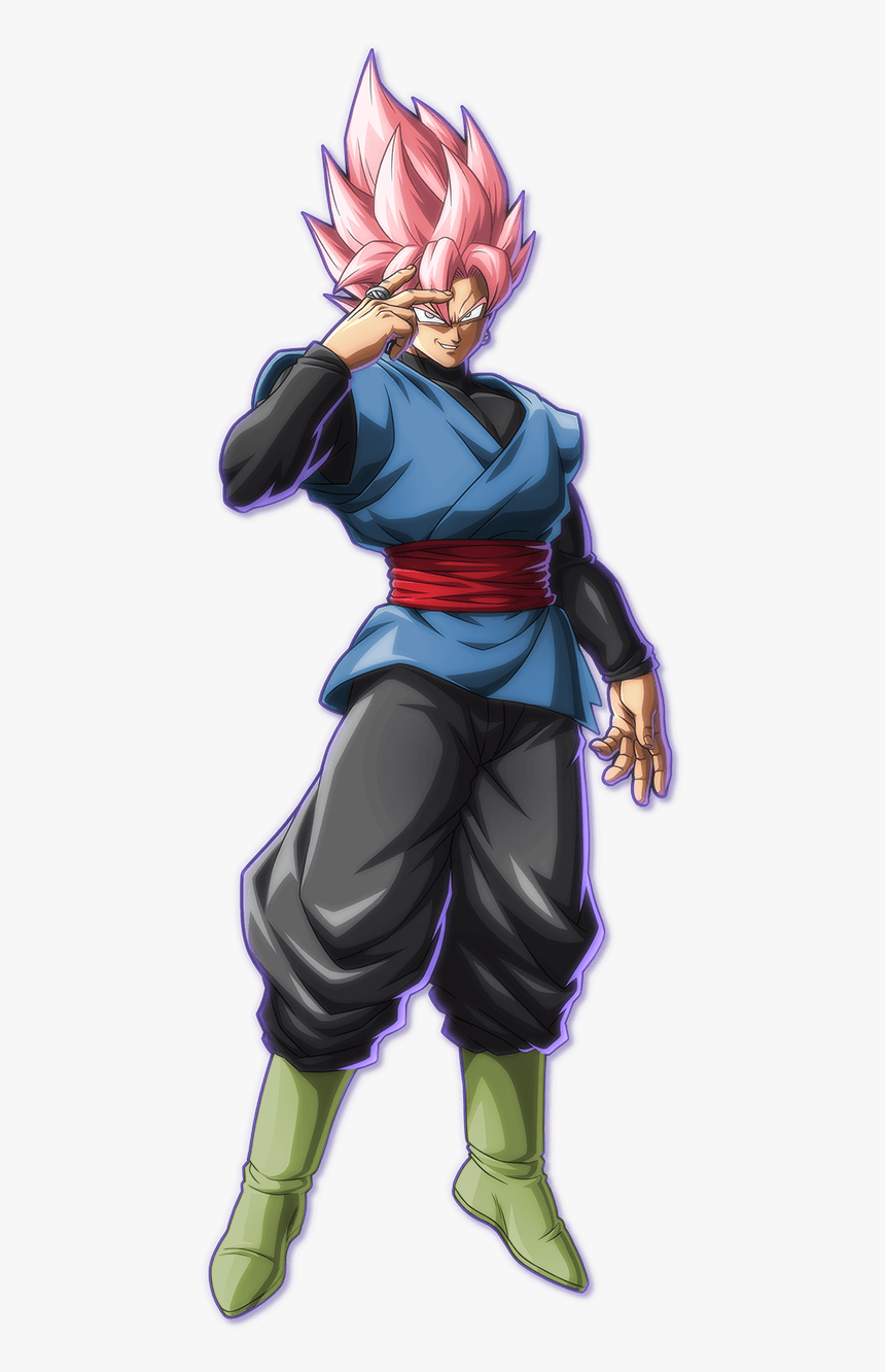 Goku Black Rose Dbfz, HD Png Download - kindpng