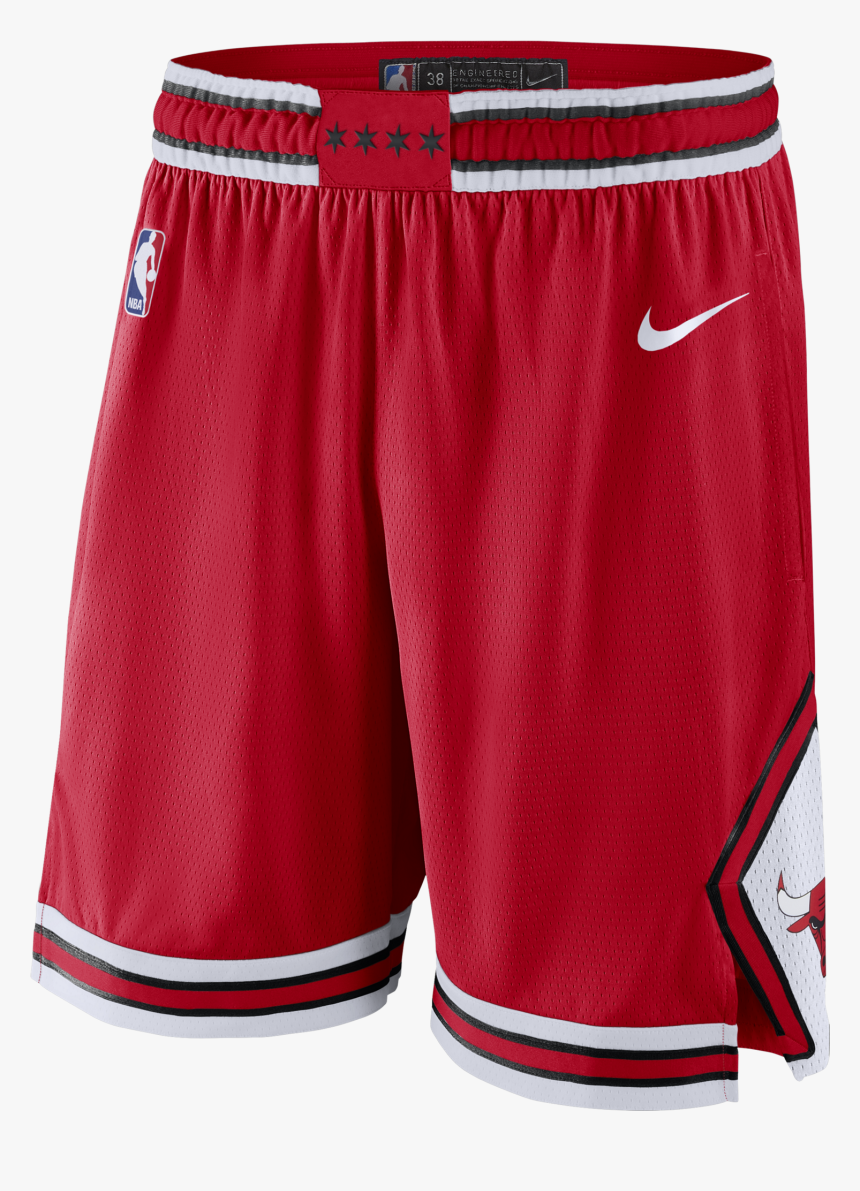 Nike Nba Chicago Bulls Swingman Road Shorts - Nike Bulls Shorts, HD Png ...