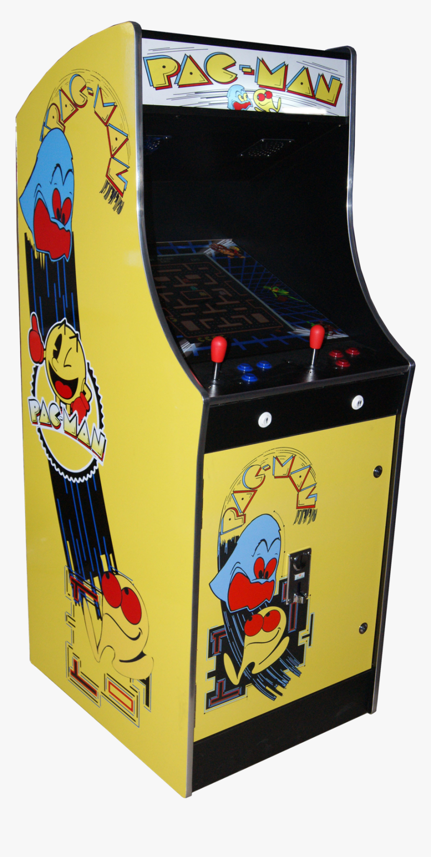 Arcade Machine Png Free Image - Pacman, Transparent Png, Free Download