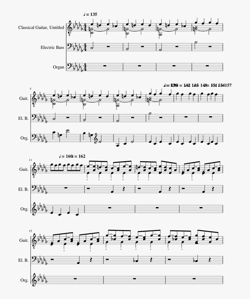 Sheet Music 3 Voices, HD Png Download, Free Download