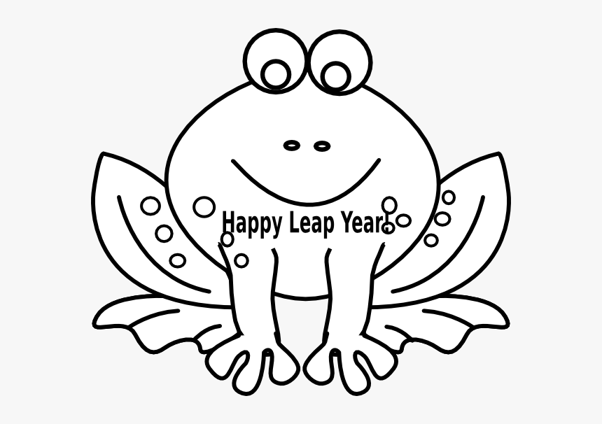 Happy Frog Svg Clip Arts - Frog Outline Clip Art, HD Png Download, Free Download