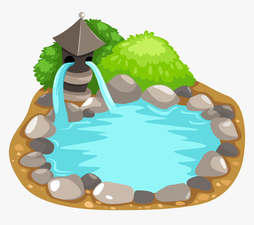 Pond Transparent Frog Clipart - Fish Pond Clip Art, HD Png Download, Free Download