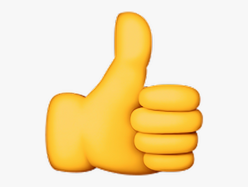 Ok Finger Emoji Png - Transparent Thumbs Up Emoji, Png Download, Free Download
