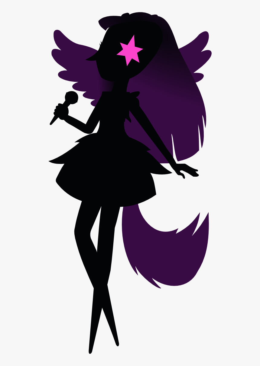 Clip Art Download Friendship Silhouette At Getdrawings - Twilight Sparkle Equestria Girl Silhouette, HD Png Download, Free Download