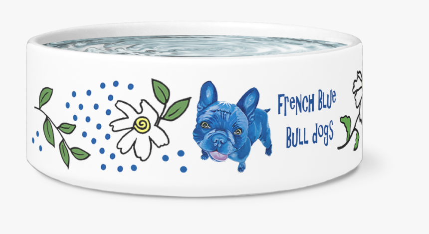 Neptune And Daisy Dog Bowl , Png Download - French Bulldog, Transparent Png, Free Download