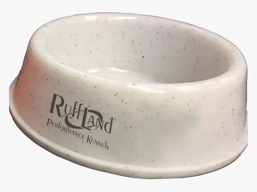 Dog Bowl By Ruff Land Kennels - Ceramic, HD Png Download, Free Download