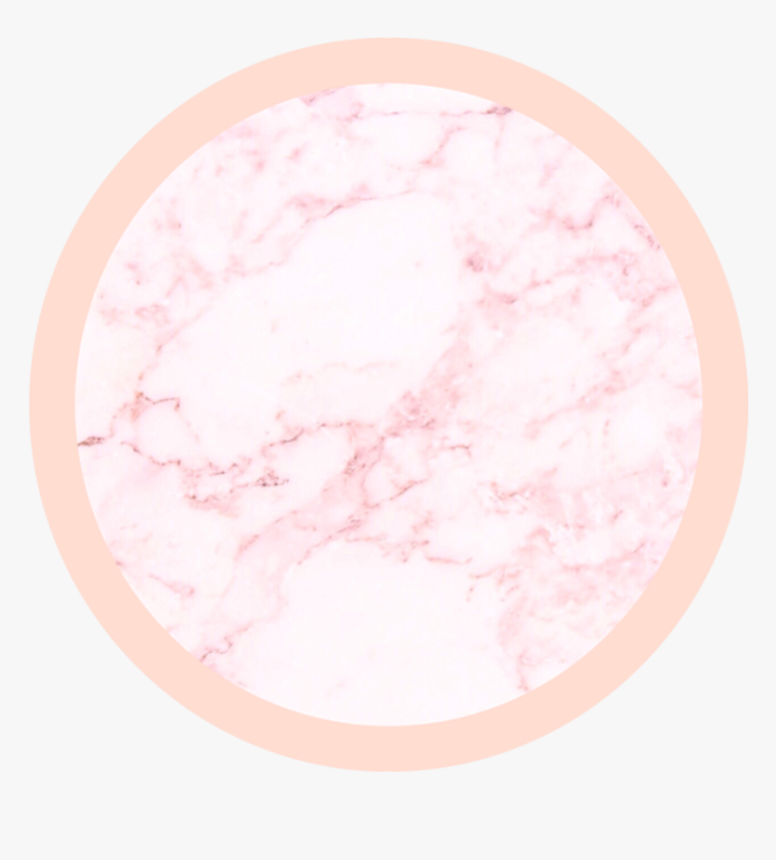 Marble Marbled Pink Circle Background Aesthetic Pastel - Circle, HD Png Download, Free Download