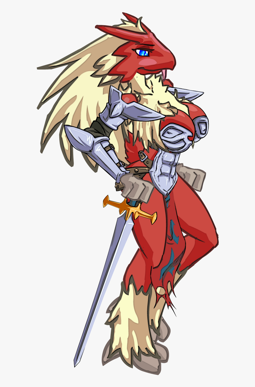 Blaziken Knight - Cartoon, HD Png Download, Free Download