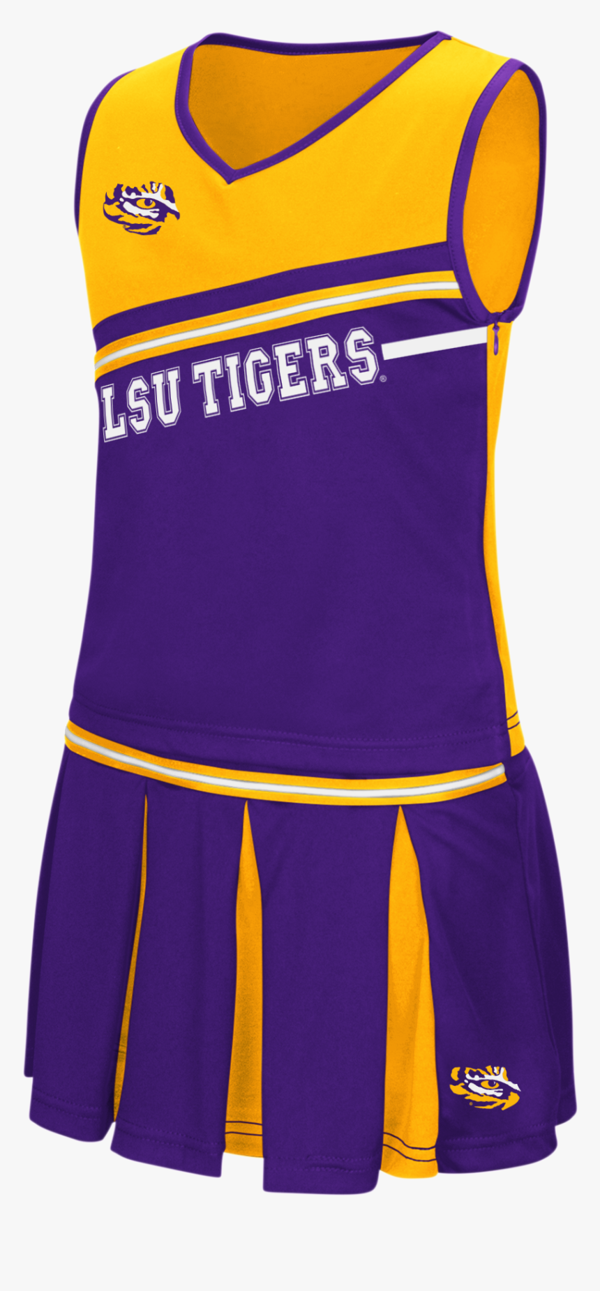 Lsu Tigers Toddler Girl"s curling 2-piece Cheerleader - Active Tank, HD Png Download, Free Download