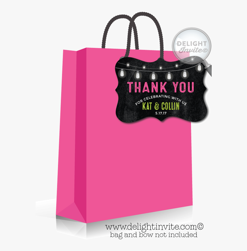 Transparent Chalkboard Labels Png - Paper Bag, Png Download, Free Download