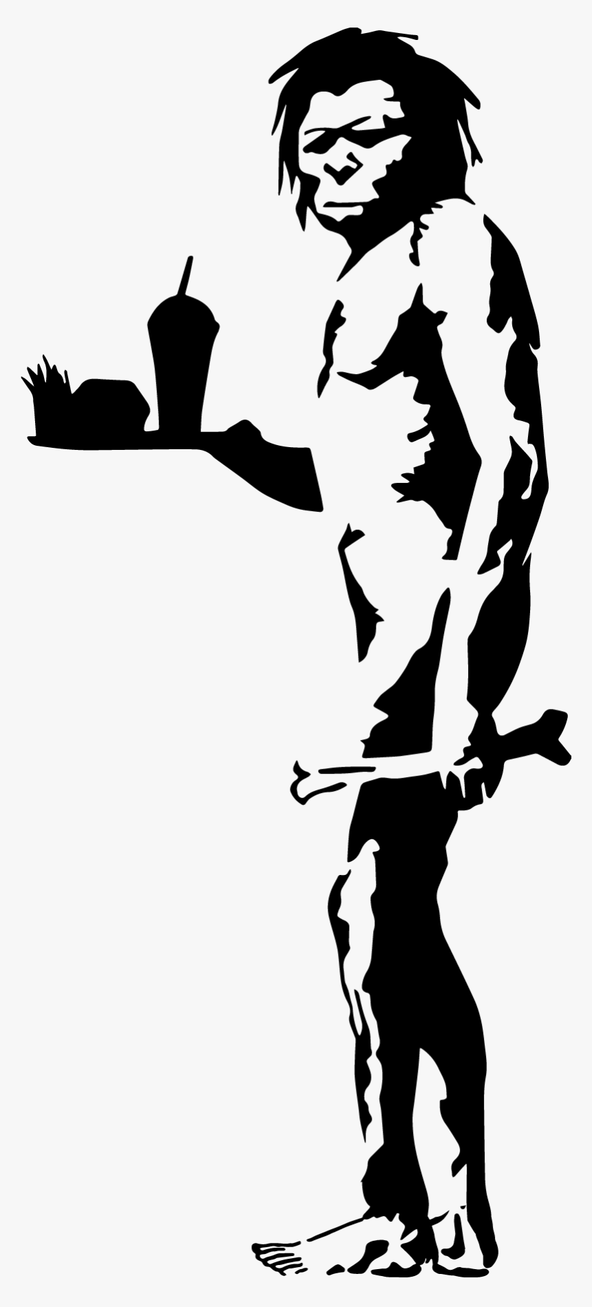 Banksy Caveman, HD Png Download, Free Download