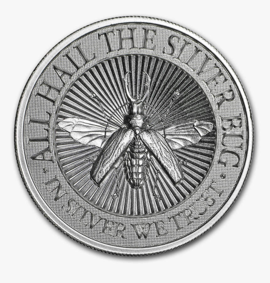 Silver Bug Scarab 2oz Silver Round, HD Png Download, Free Download