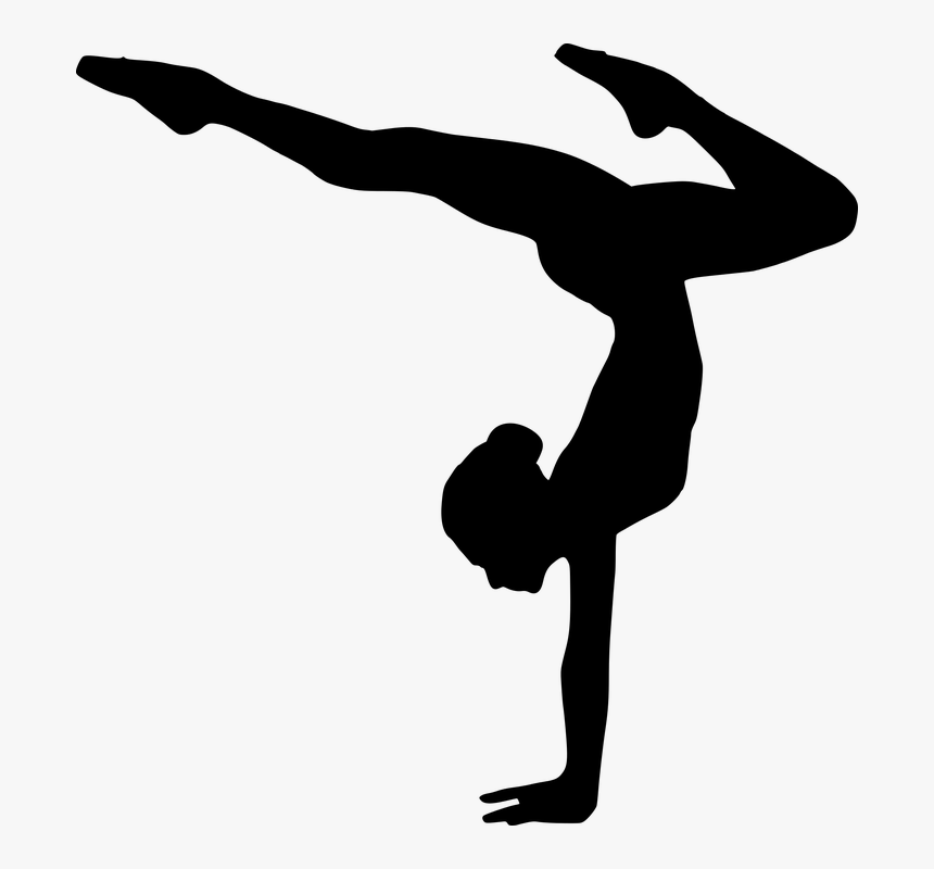 Silhouette, Acrobat, Active, Slim, Adho, Model, Arm - Acrobat Silhouette, HD Png Download, Free Download