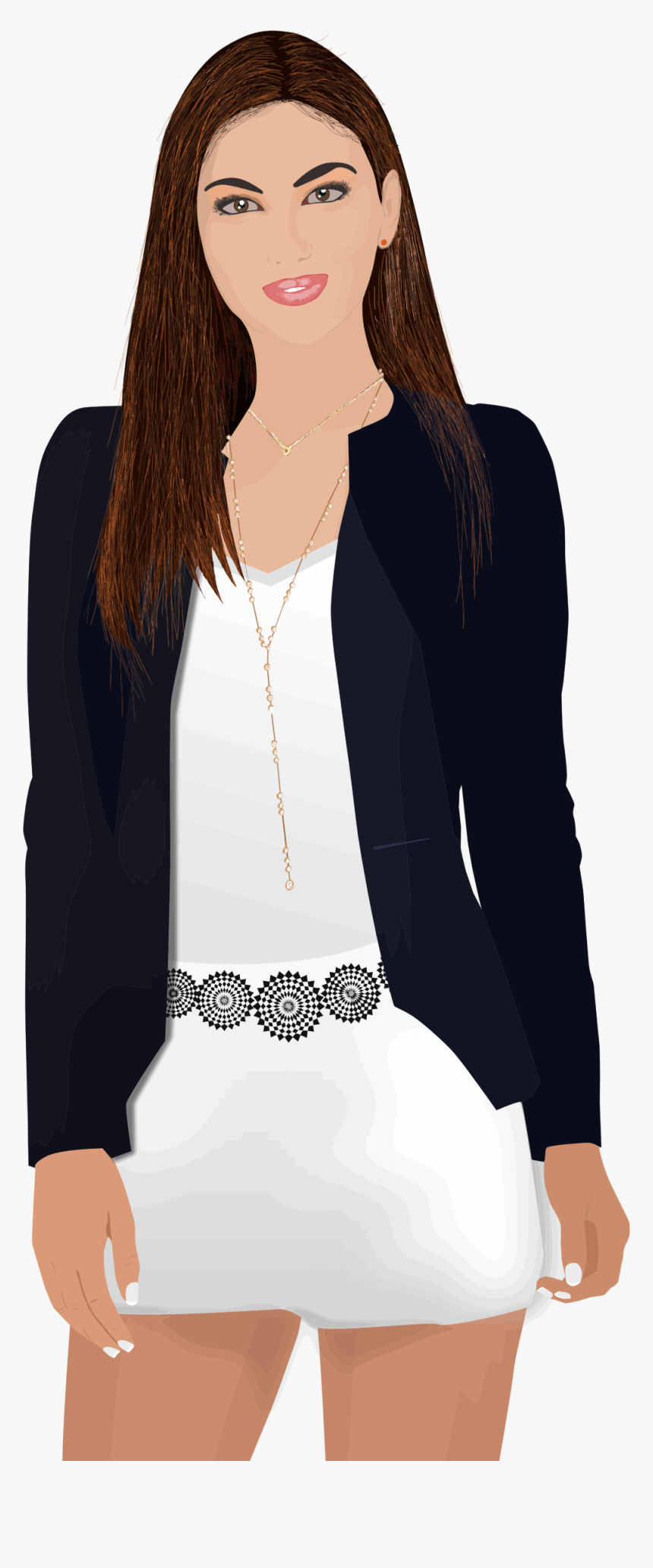 Portrait Big Image Png - Character Woman Png, Transparent Png, Free Download