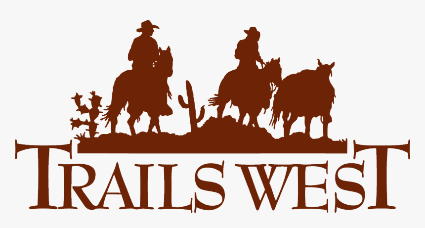 Trails West Gate Company - Silhouette, HD Png Download, Free Download