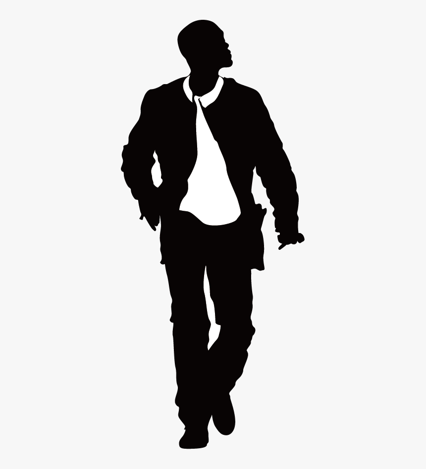 Silhouette Model Male - Man Silhouette Vector Png, Transparent Png ...