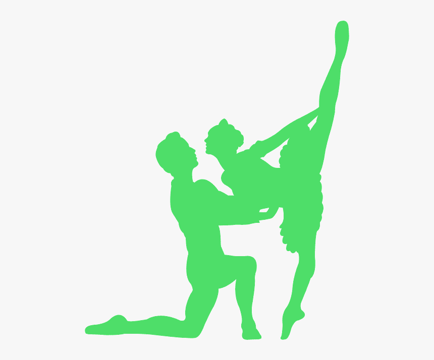 Ballet Couple Silhouette, HD Png Download, Free Download