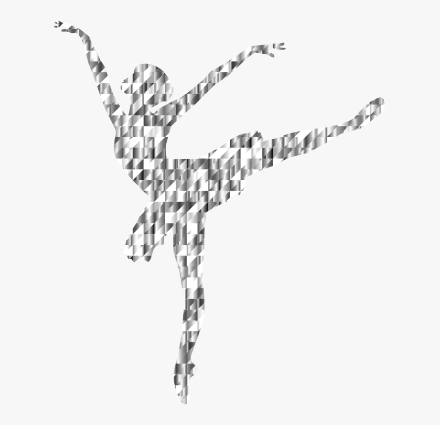 Line Art,line,silhouette - Ballet Drawing No Background, HD Png Download, Free Download