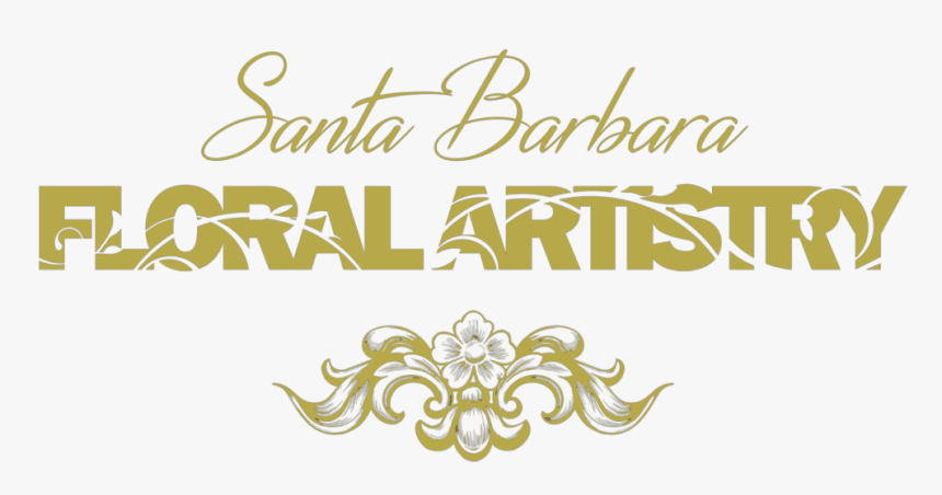 Santa Barbara Floral Artistry - Calligraphy, HD Png Download, Free Download