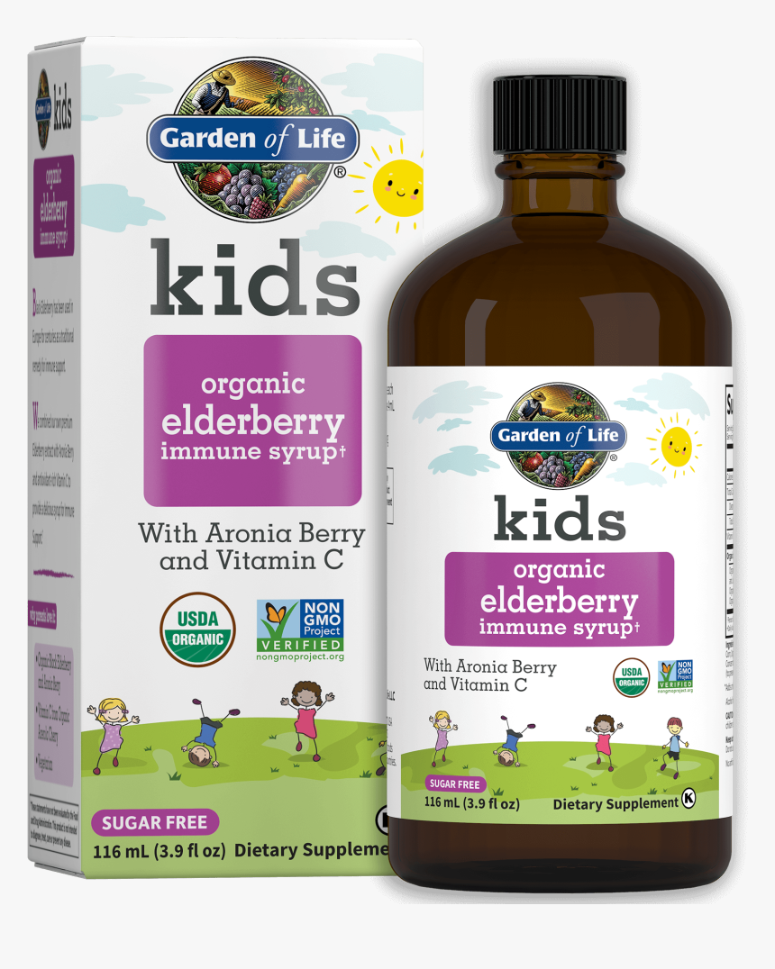 658010125246 - Kids Immune Syrup, HD Png Download, Free Download