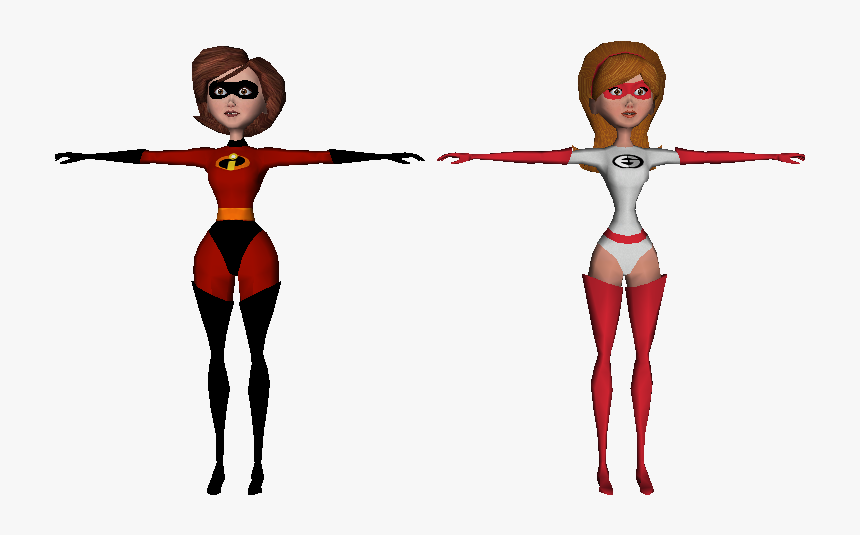 Download Zip Archive - Video Game Young Elastigirl, HD Png Download, Free Download