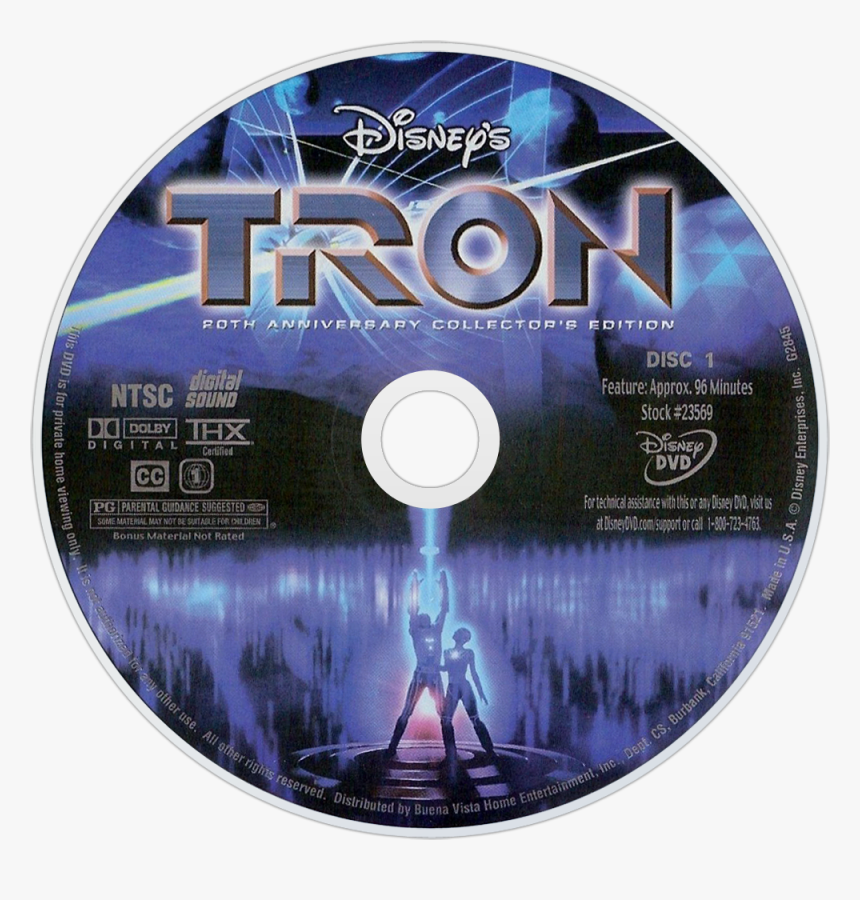 Tron 1982 Dvd Disc, HD Png Download, Free Download