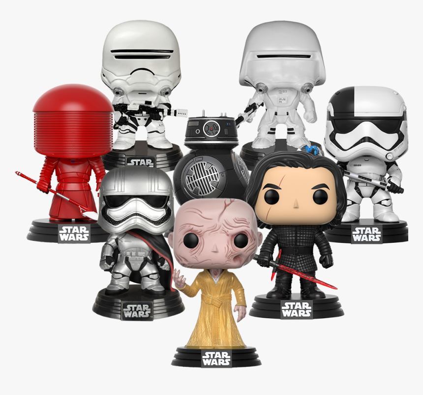 Star Wars Pop Vinyl Last Jedi, HD Png Download - kindpng