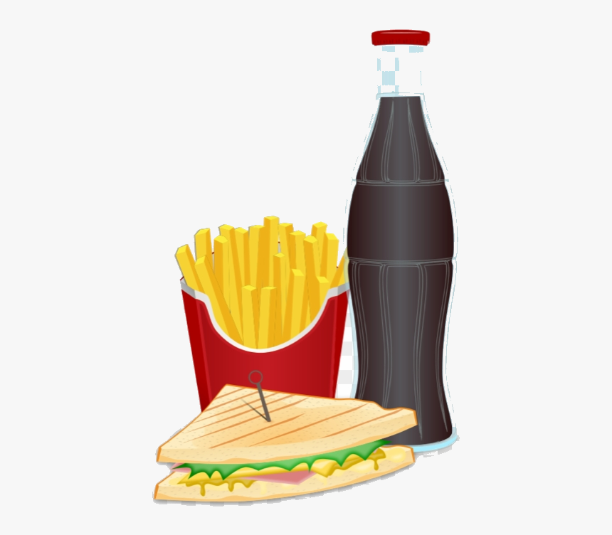 Soda Clipart Fast Food - Soft Drinks Clipart, HD Png Download, Free Download