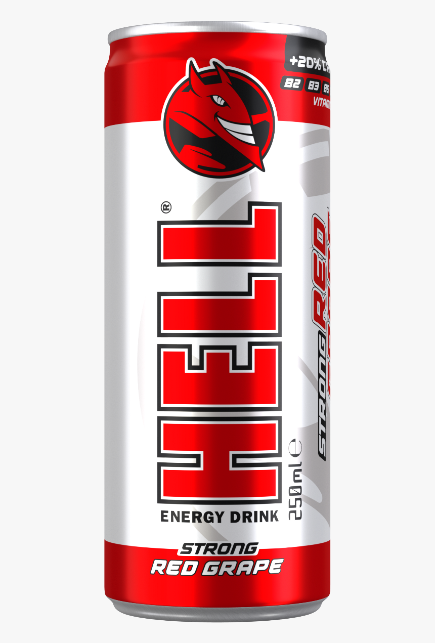 Hell Strong Red Grape Hell Energy Drink Types, HD Png Download kindpng