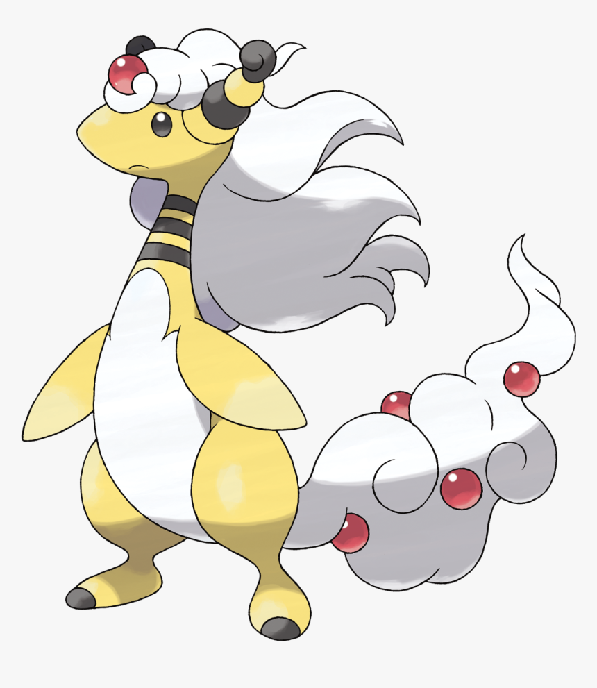 Pokemon Ampharos Mega Evolution, HD Png Download, Free Download