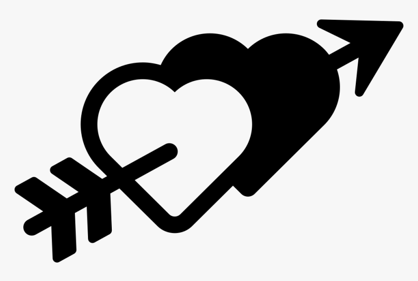 Hearts And Arrow - Heart Arrow Icon Png Transparent, Png Download, Free Download