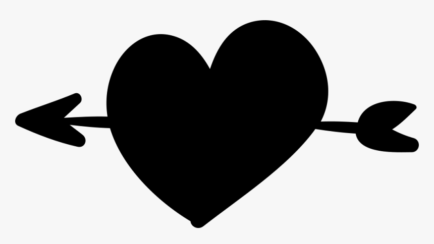 Heart Computer Icons Arrow Symbol - Silueta Corazon Png, Transparent Png, Free Download