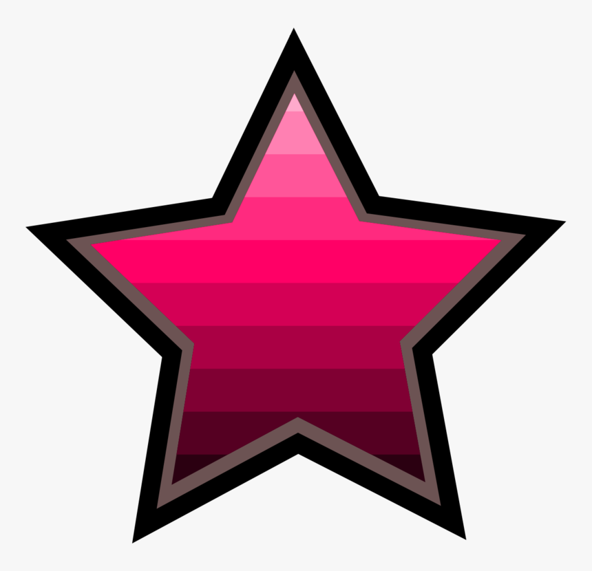 Transparent Pink Star Png - Kırmızı Yıldız Temas Izolasyonu, Png Download, Free Download