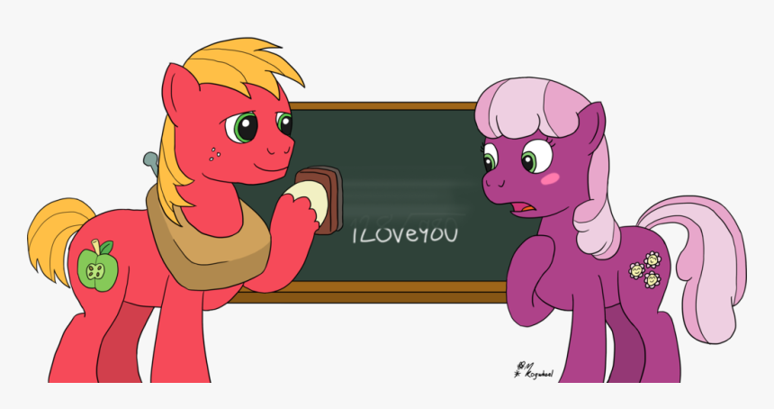 Transparent Big Mac Png - Mlp Cheerilee X Big Mac, Png Download, Free Download