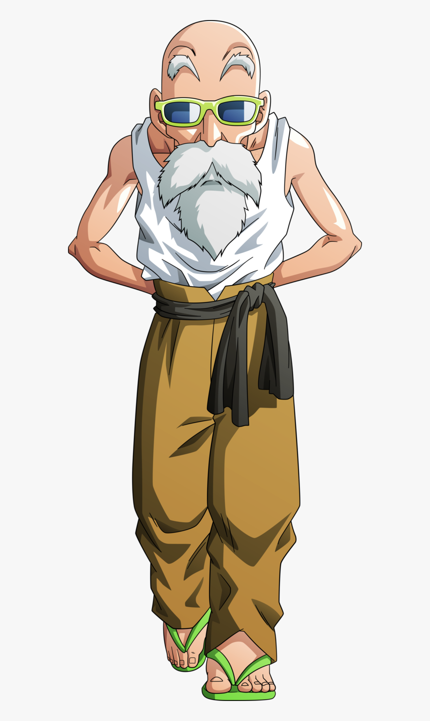 Master Roshi Png - Maestro Roshi Dragon Ball Super, Transparent Png, Free Download