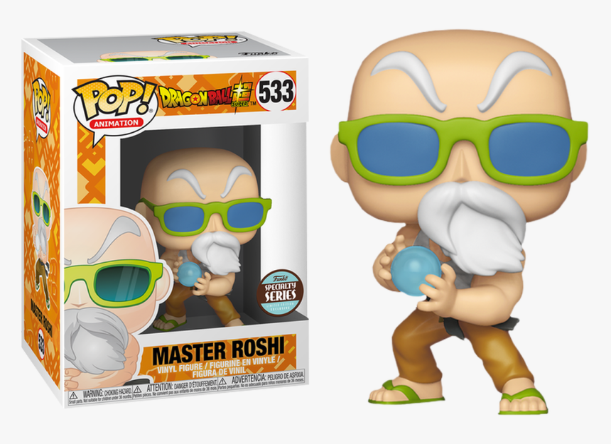 Dragon Ball Super - Funko Pop Master Roshi Specialty Series, HD Png Download, Free Download