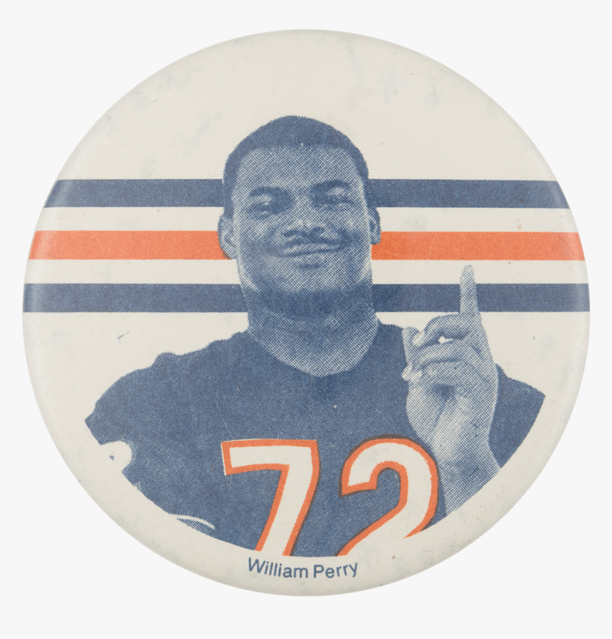 William Perry Chicago Bears Chicago Button Museum - Emblem, HD Png Download, Free Download