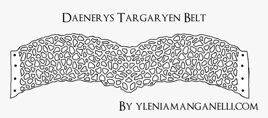 Daenerys Targaryen Qarth Belt Template, HD Png Download, Free Download