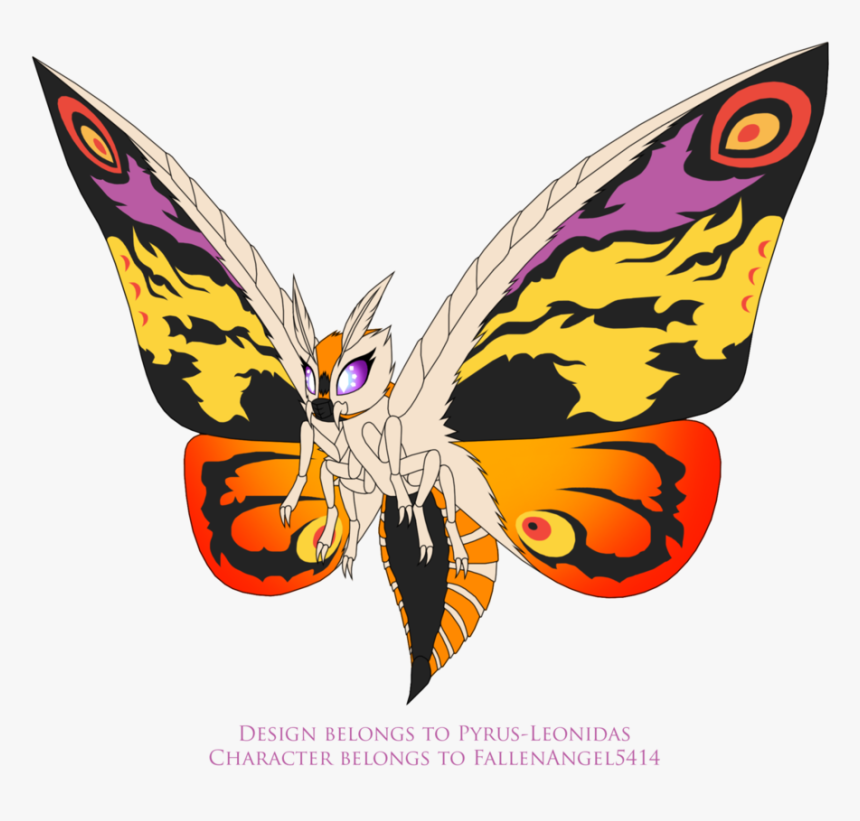 Mothra Tia Kaiju Form By Pyrus-leonidas - Mothra Pyrus Leonidas, HD Png Download, Free Download