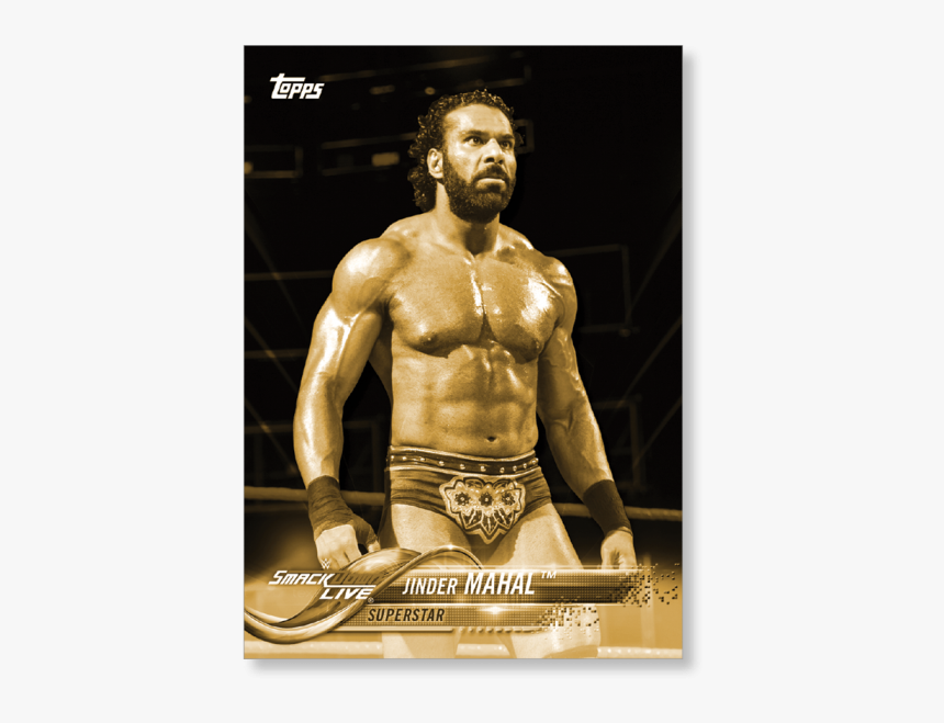 2018 Topps Wwe Jinder Mahal Base Poster Gold Ed - Architecture, HD Png Download, Free Download