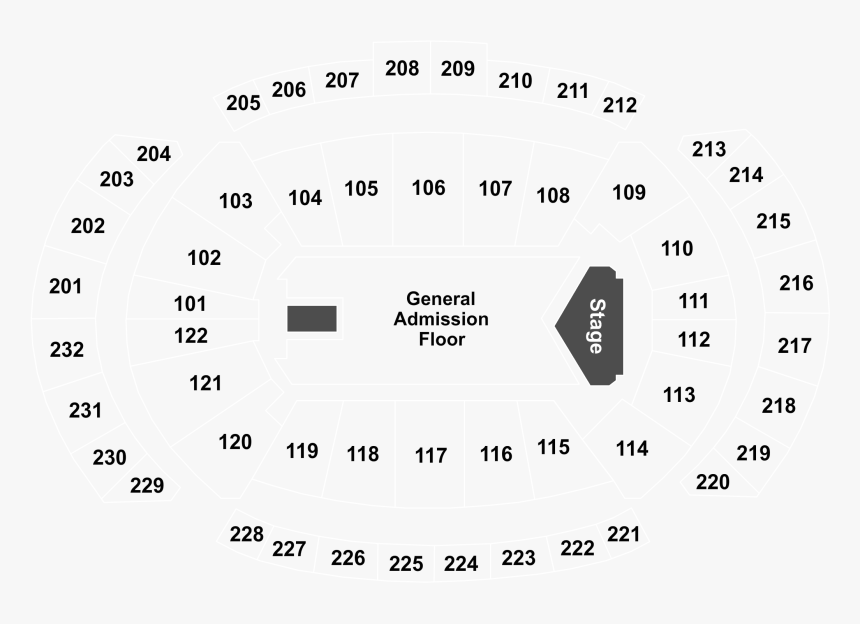 Mohegan Sun Arena Seating Chart, HD Png Download, Free Download