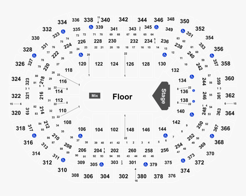 Pepsi Center Section 102 Row 5, HD Png Download, Free Download