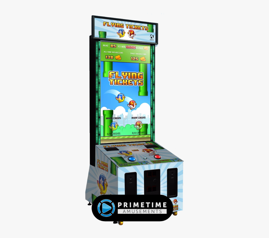 Flying Tickets Video Redemption Arcade Game - Flying Tickets Arcade Game, HD Png Download, Free Download