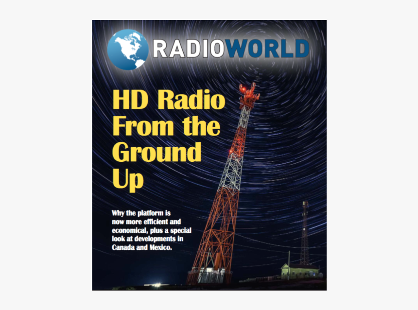 Hd Radio Ground Up 2016 Radio World Ebook - Transmission Tower, HD Png Download, Free Download