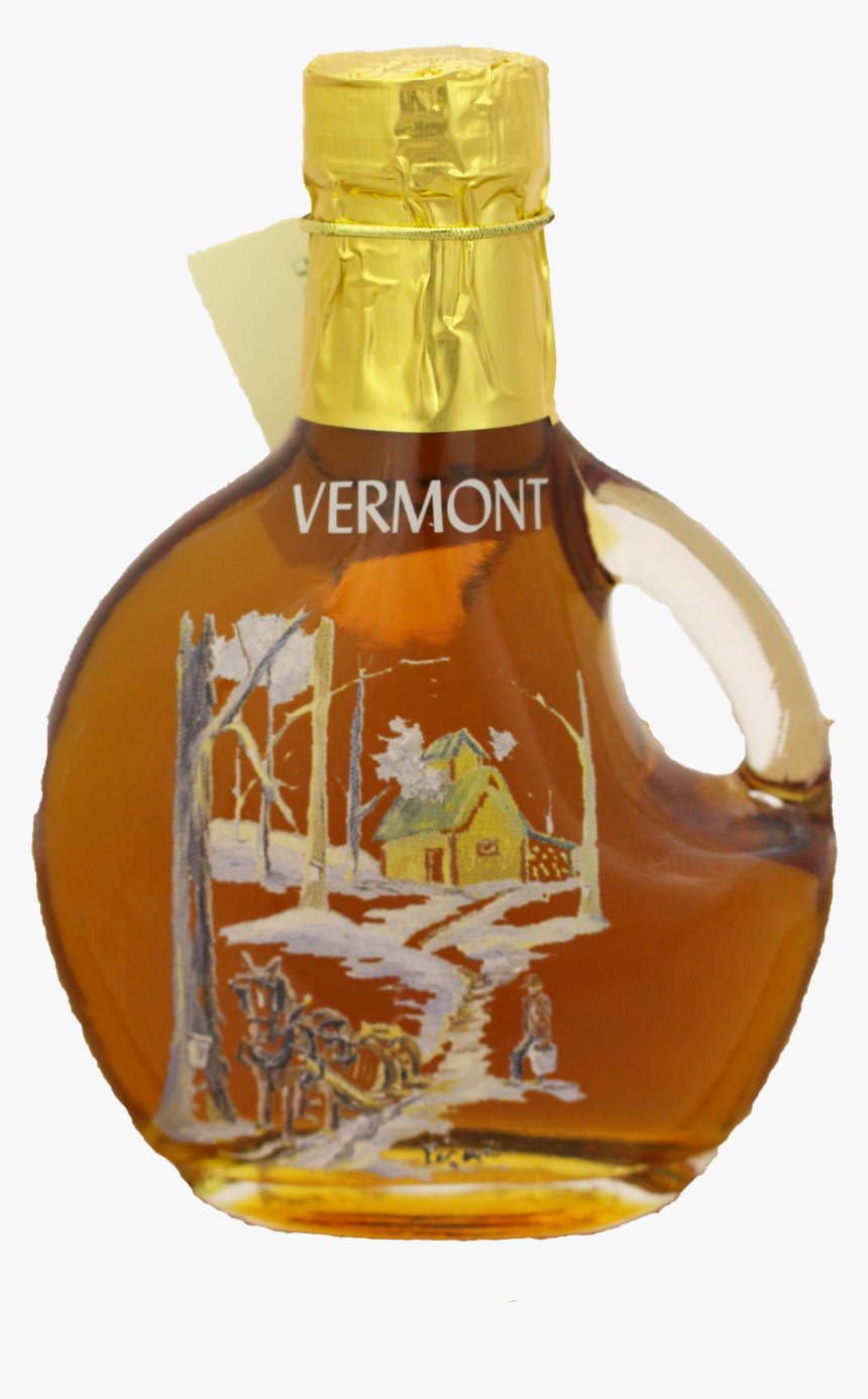 Northeast Maple Sugar House Painted Bottle - Glass Bottle, HD Png Download, Free Download