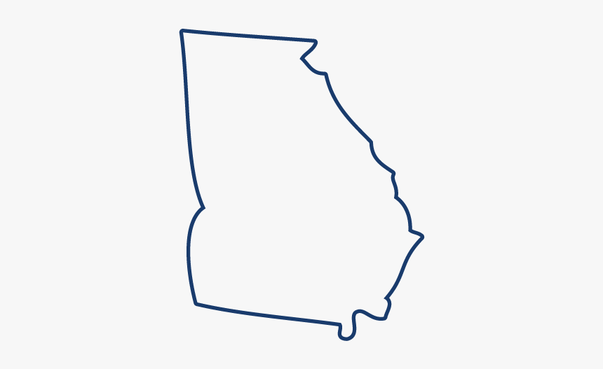 Download Georgia State Outline Png - Drawing, Transparent Png - kindpng