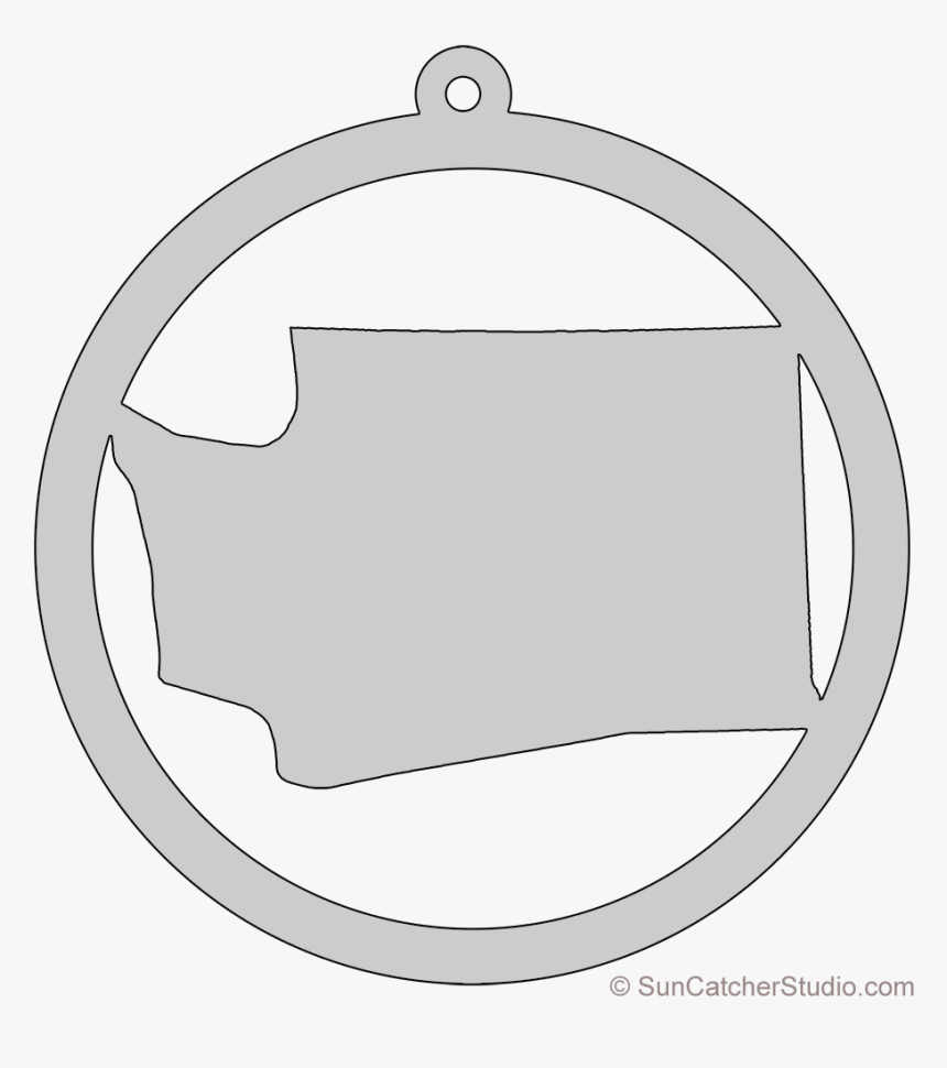 Washington State Outline Png - Circle, Transparent Png, Free Download