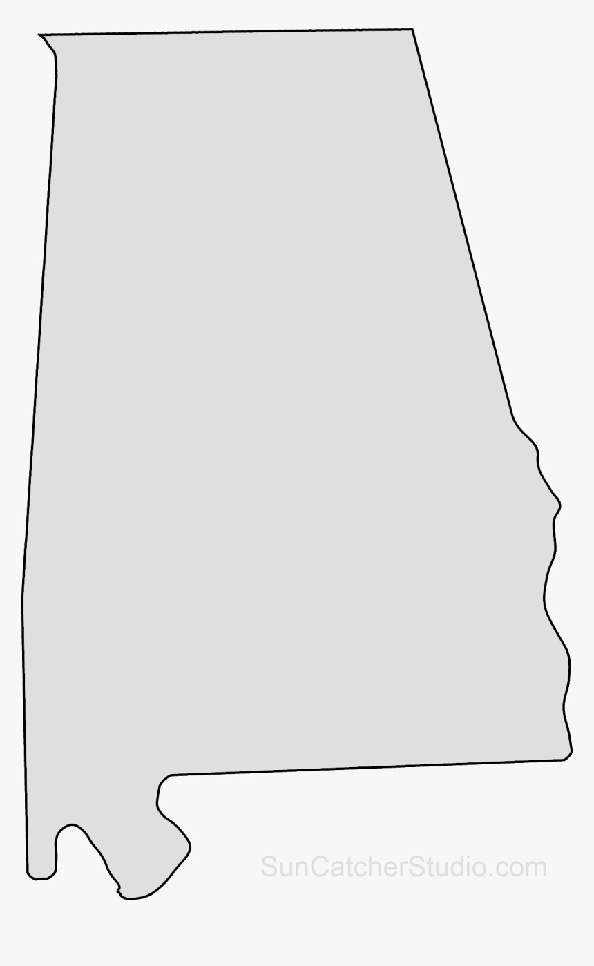 Transparent Georgia Outline Png - Transparent Alabama State Outline, Png Download, Free Download