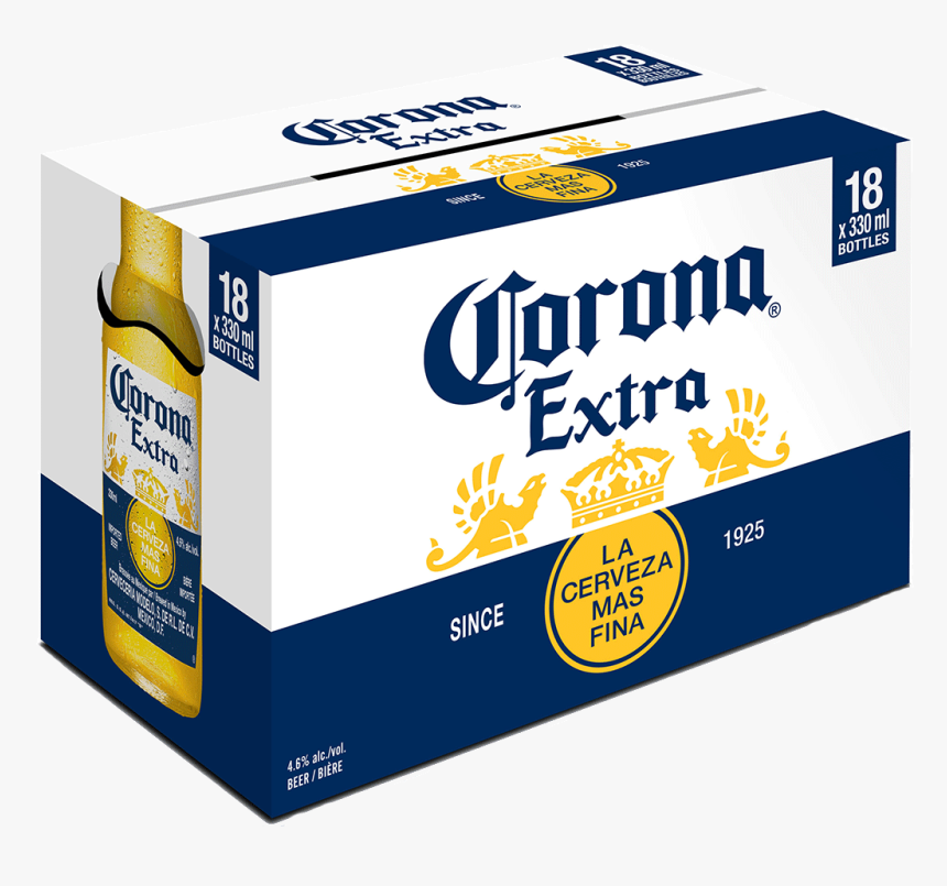 Corona Extra 18 X 330 Ml - Corona Extra, HD Png Download - kindpng